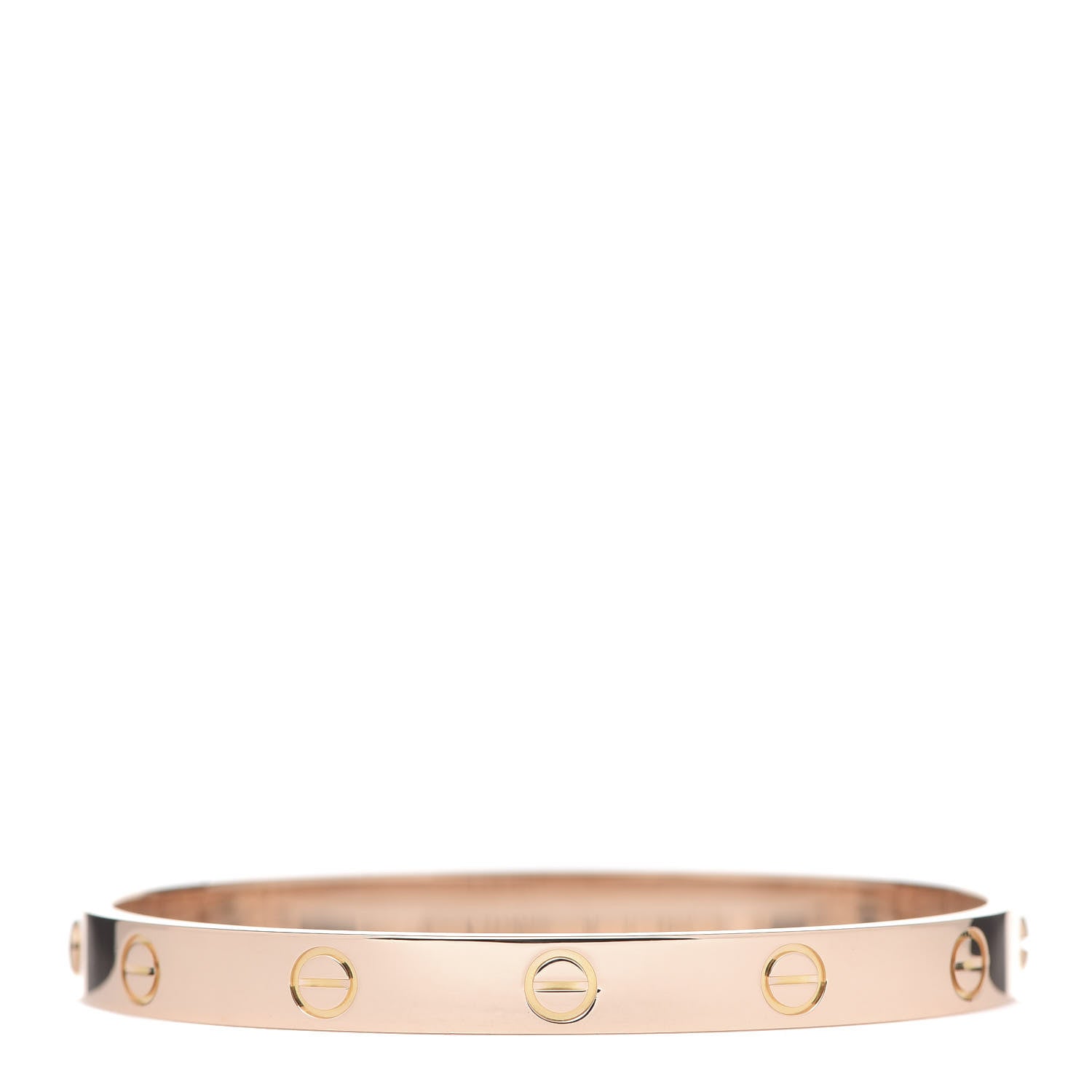 Cartier 18K Pink Gold LOVE Bracelet 17 3 of 8