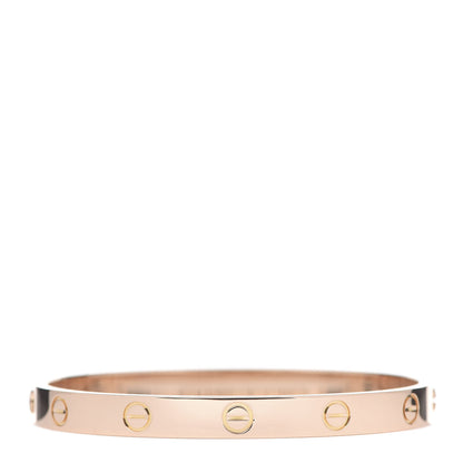 Cartier 18K Pink Gold LOVE Bracelet 17 3 of 8