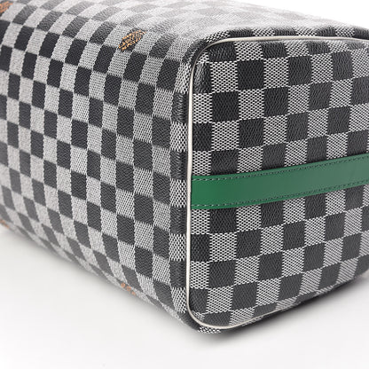 Louis Vuitton Damier Speedy Bandouliere 30 Black White 10 of 10