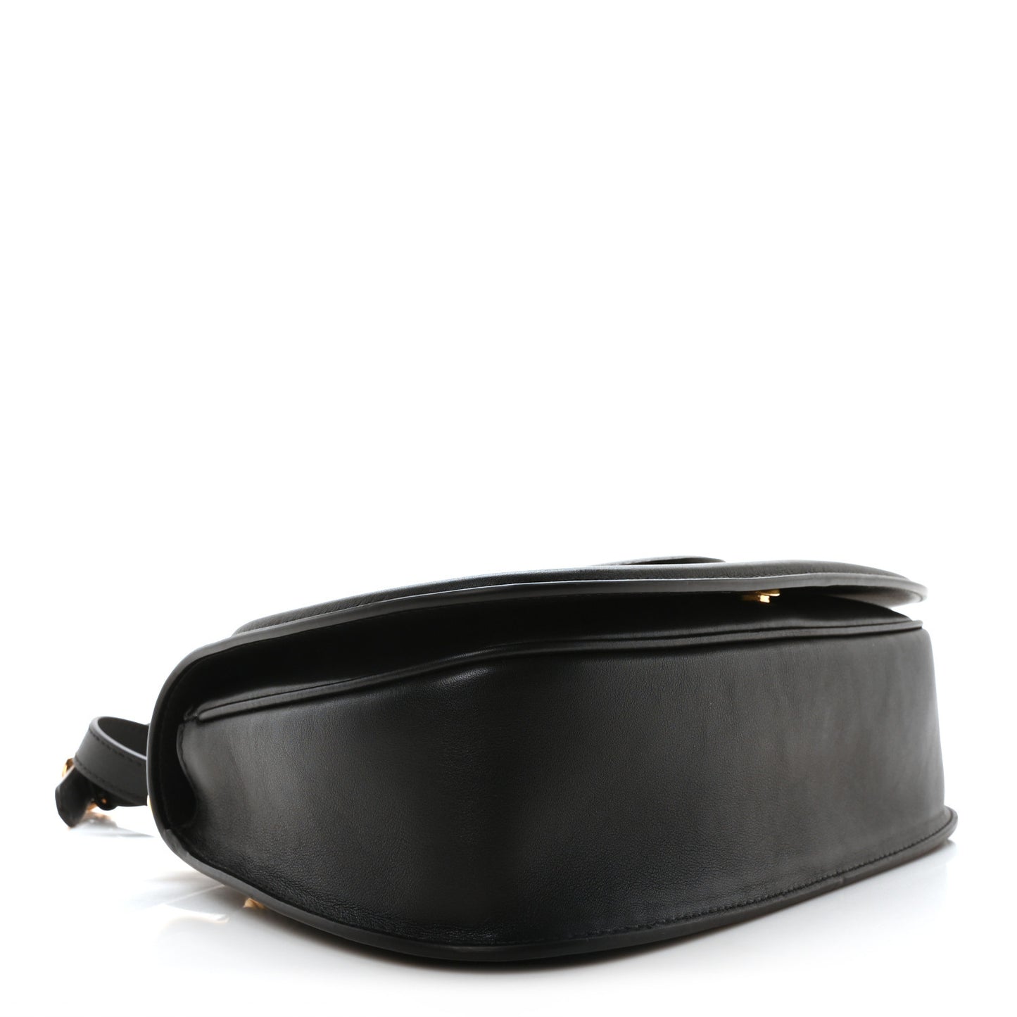 Calfskin Large Blondie Top Handle Bag Black