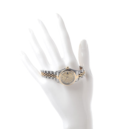 Rolex Stainless Steel 18K Yellow Gold Diamond 26mm Oyster Perpetual Datejust Watch Champagne Jubilee 79173 2 of 6