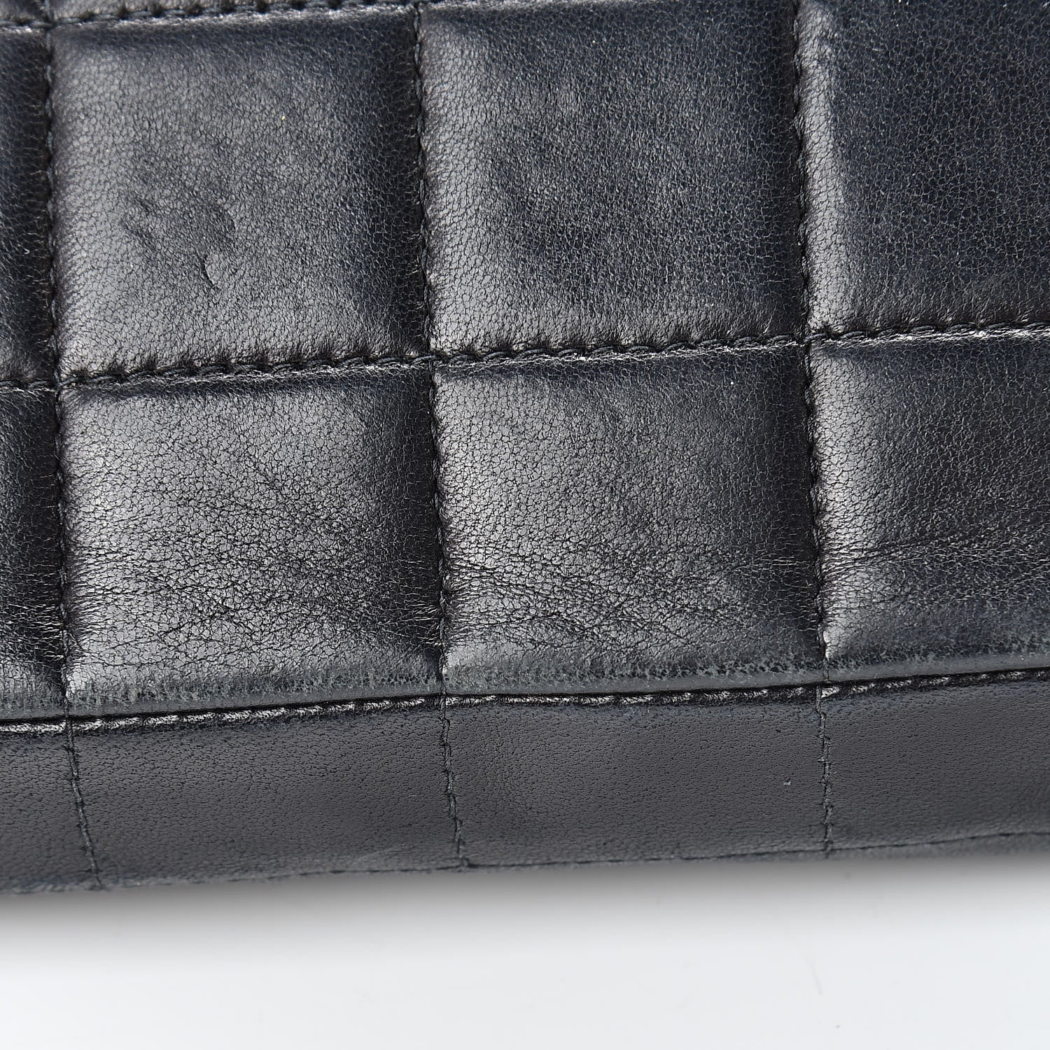 Chanel Lambskin East West Chocolate Bar Flap Black 14 of 17