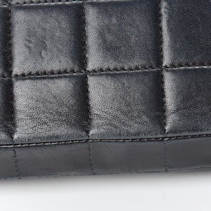 Chanel Lambskin East West Chocolate Bar Flap Black 14 of 17