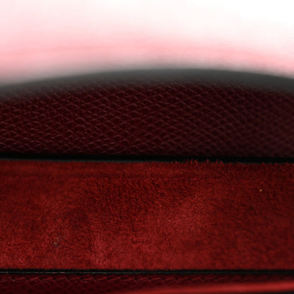 Christian Dior Grained Calfskin Saddle Bag Red 11 of 14