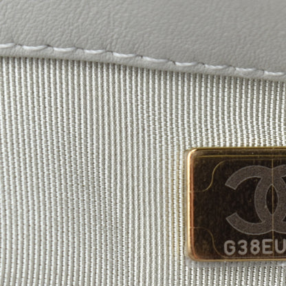 Chanel Tweed Quilted Medium Chanel 19 Flap Grey Ecru 9 of 11