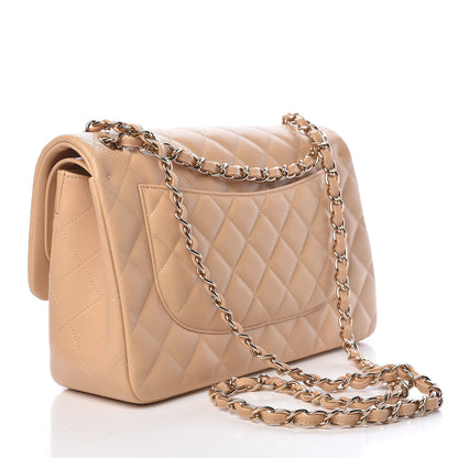 Chanel Caviar Quilted Jumbo Double Flap Beige Clair 3 of 11