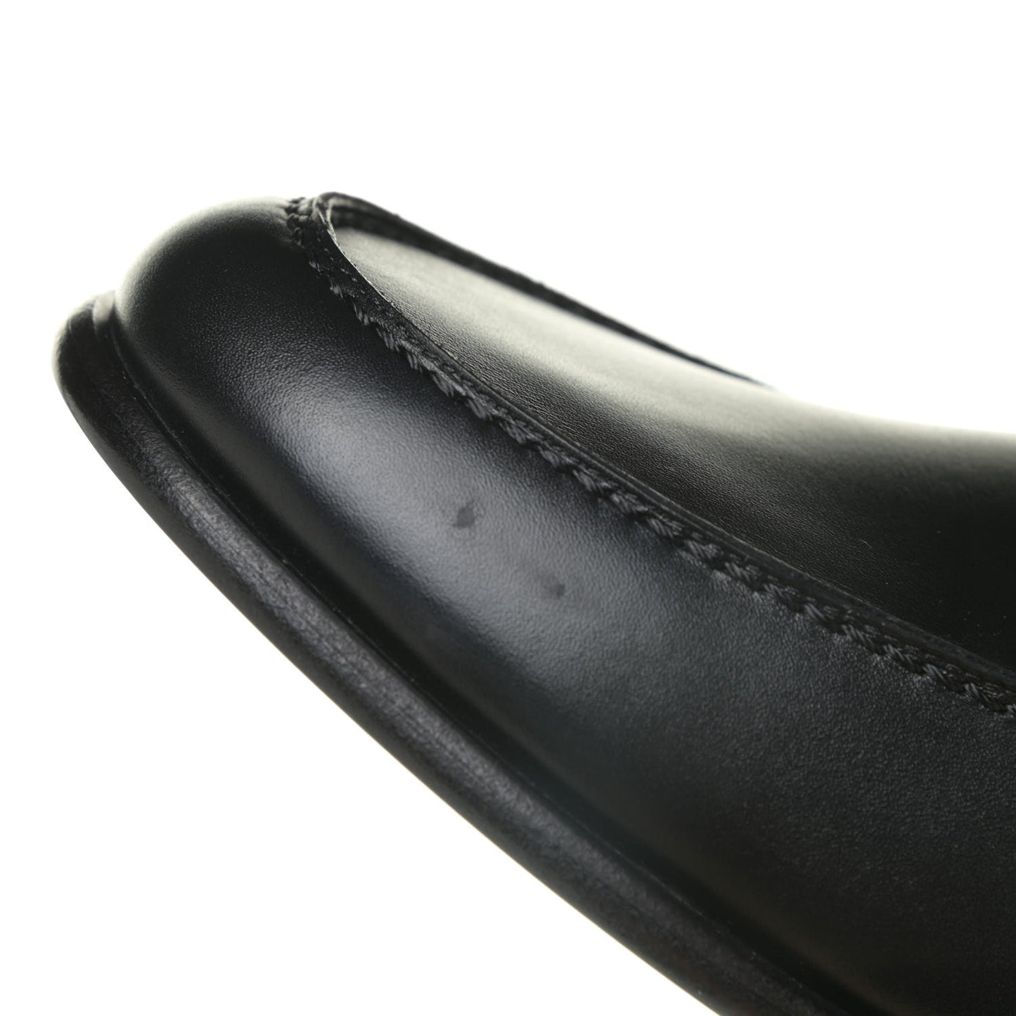 Calfskin Womens Destin Loafers 37 Black