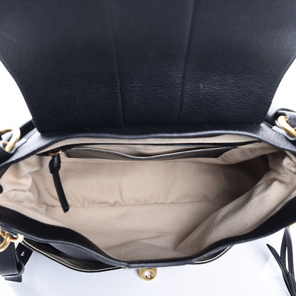 Chloe Grained Lambskin Calfskin Medium Lexa Shoulder Bag Black 5 of 8