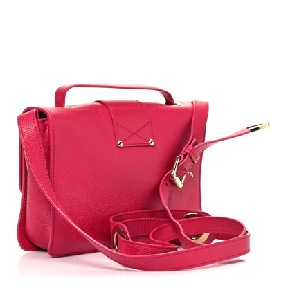 Jimmy Choo Grainy Pebbled Calfskin Rebel Crossbody Bag Pink 2 of 9