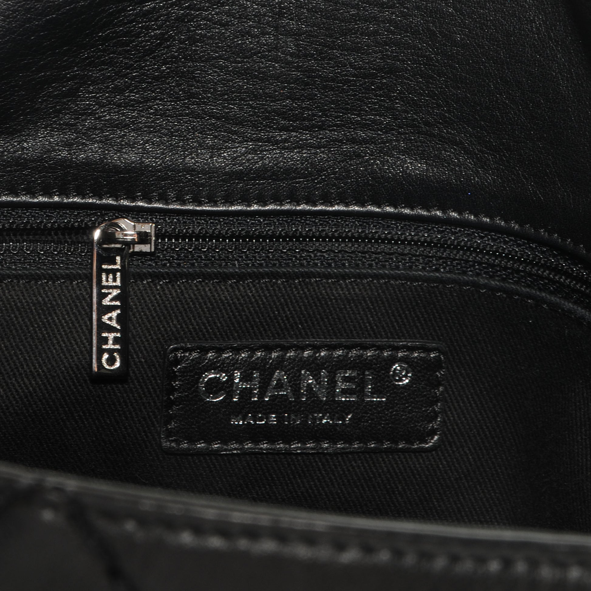 Chanel Calfskin Large Expandable Flap Bag Black 5 of 6
