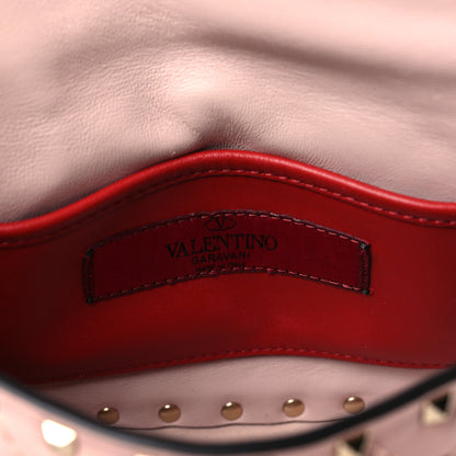 Valentino Garavani Nappa Small Rockstud Spike Shoulder Bag Water Rose 6 of 9