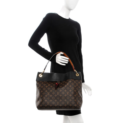 Louis Vuitton Monogram Tuileries Hobo Black 3 of 9