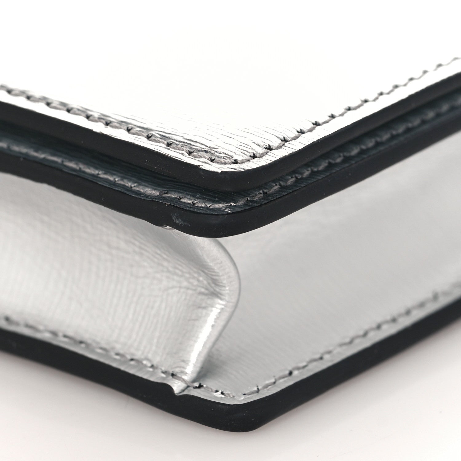 Tom Ford Metallic Palmellato Calfskin TF Mini Bag Silver 8 of 9