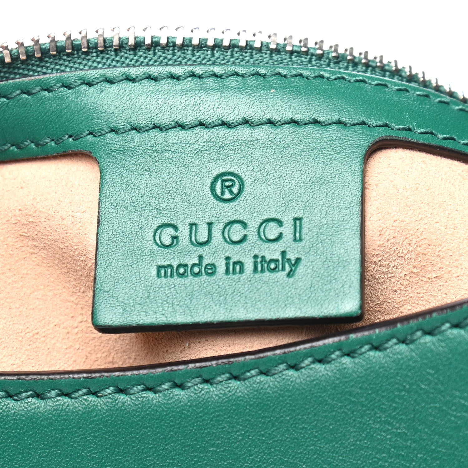 Gucci Calfskin Web Embroidered Small Dionysus Hobo Emerald Green 6 of 9
