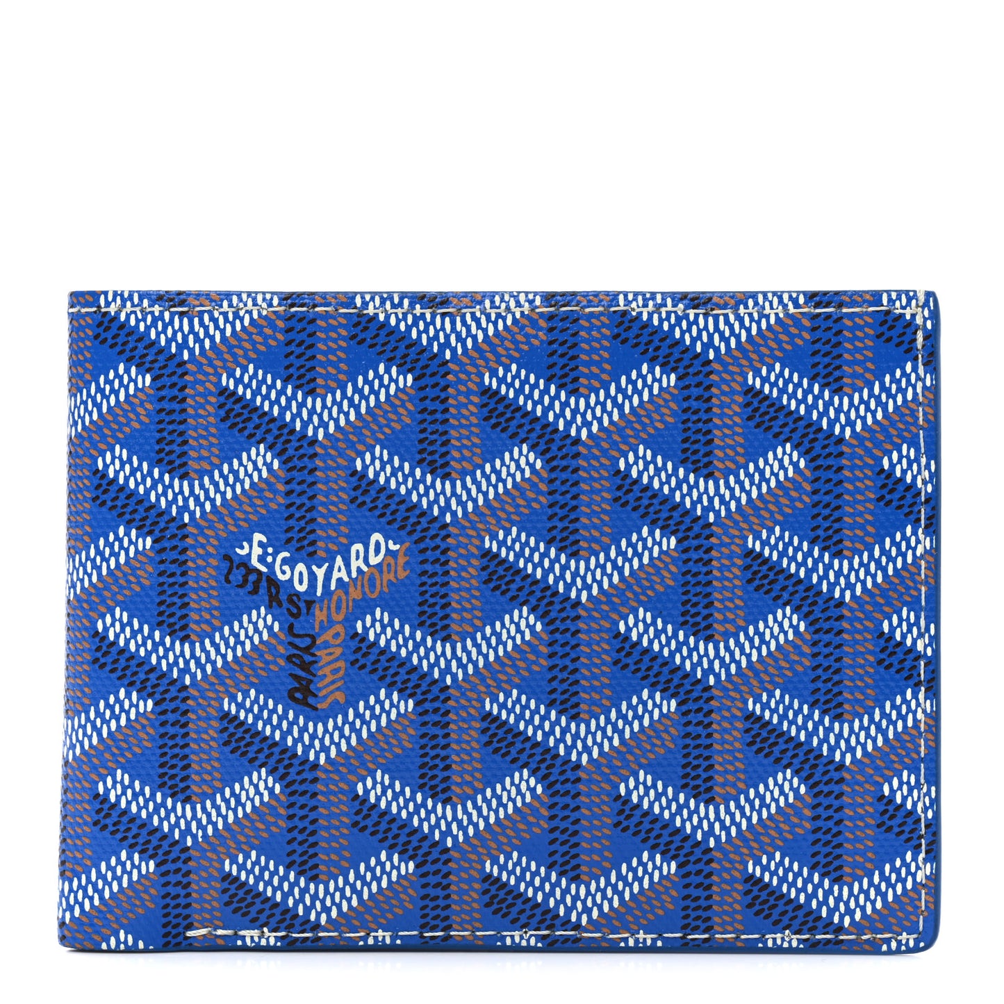 Goyardine Bi-Fold Victoire PM Wallet Sky Blue