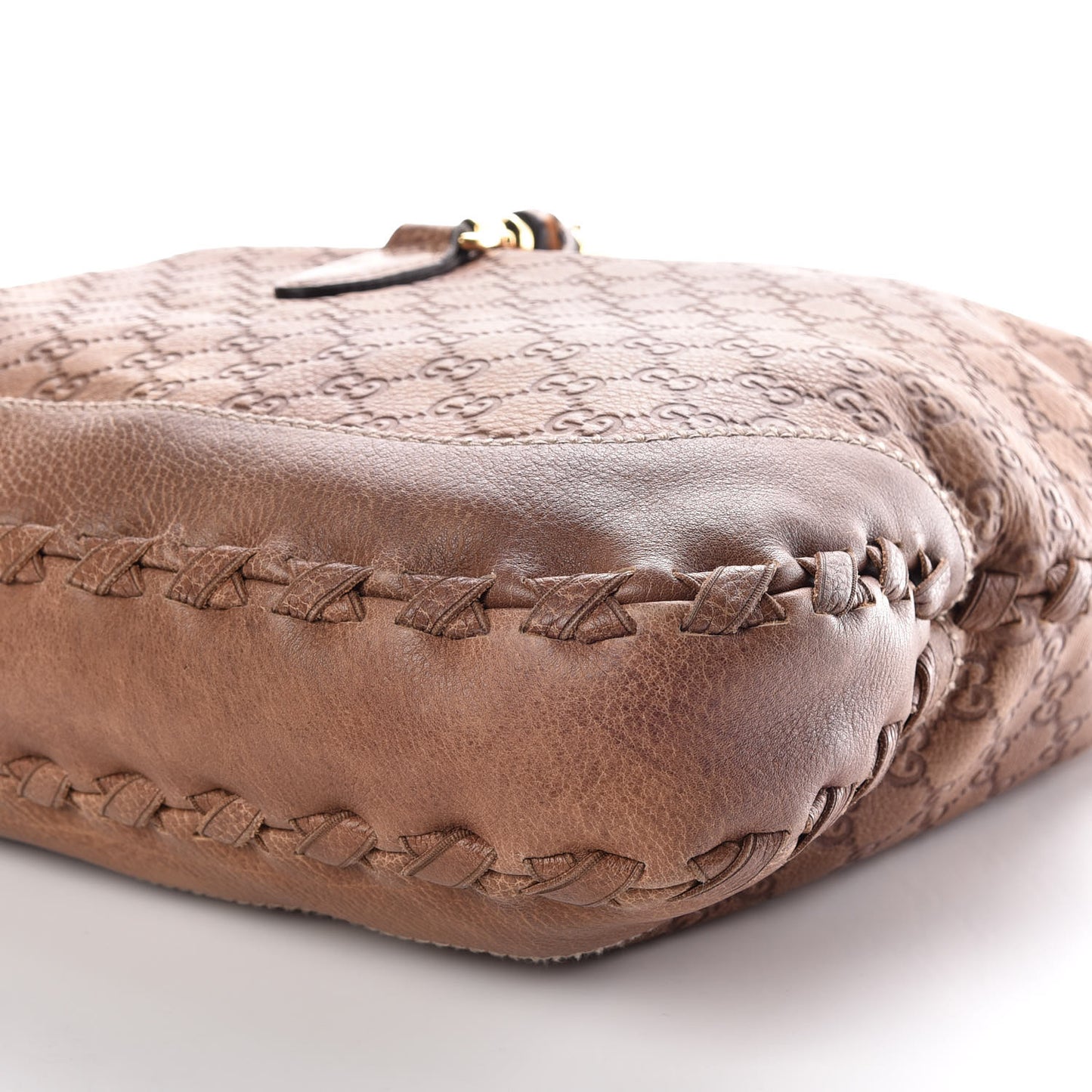 Guccissima Large New Jackie Hobo Light Brown