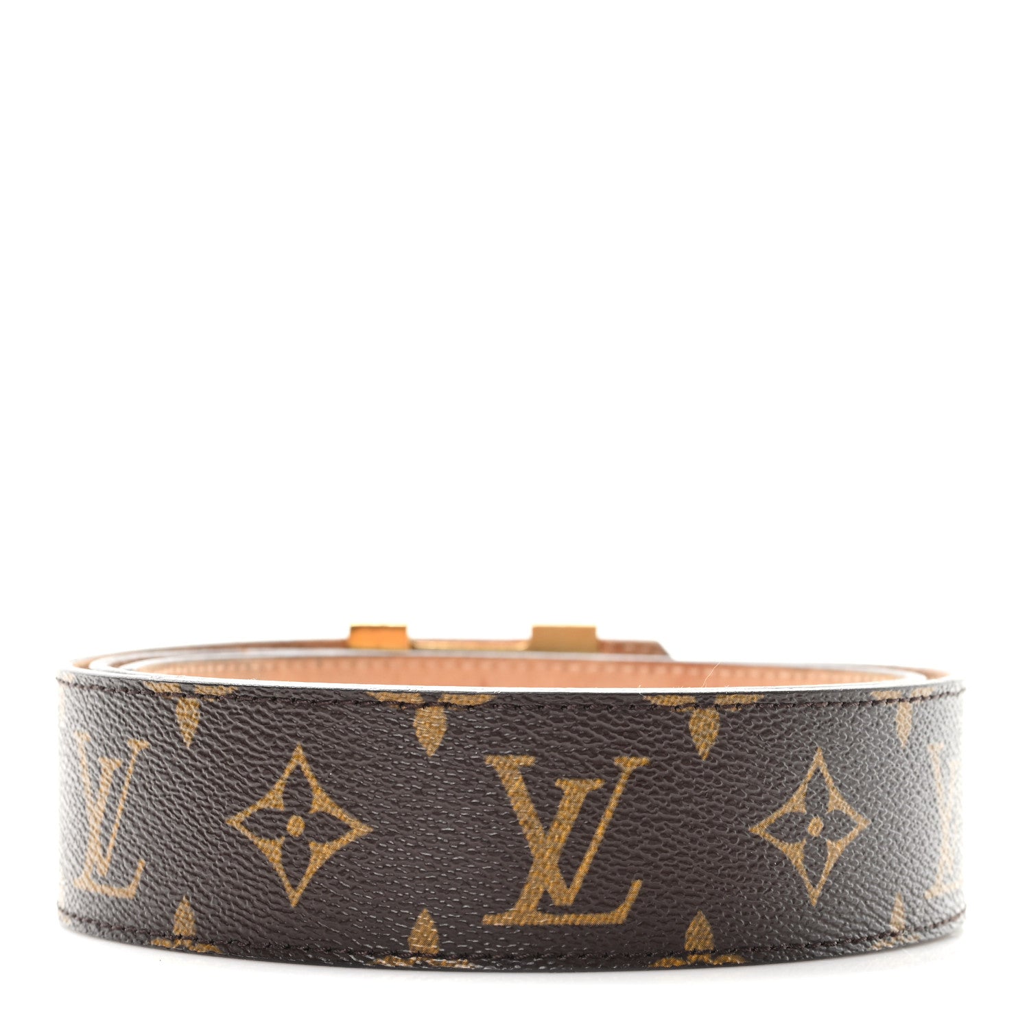 Louis Vuitton Monogram LV Initials 85 34 Belt 2 of 5