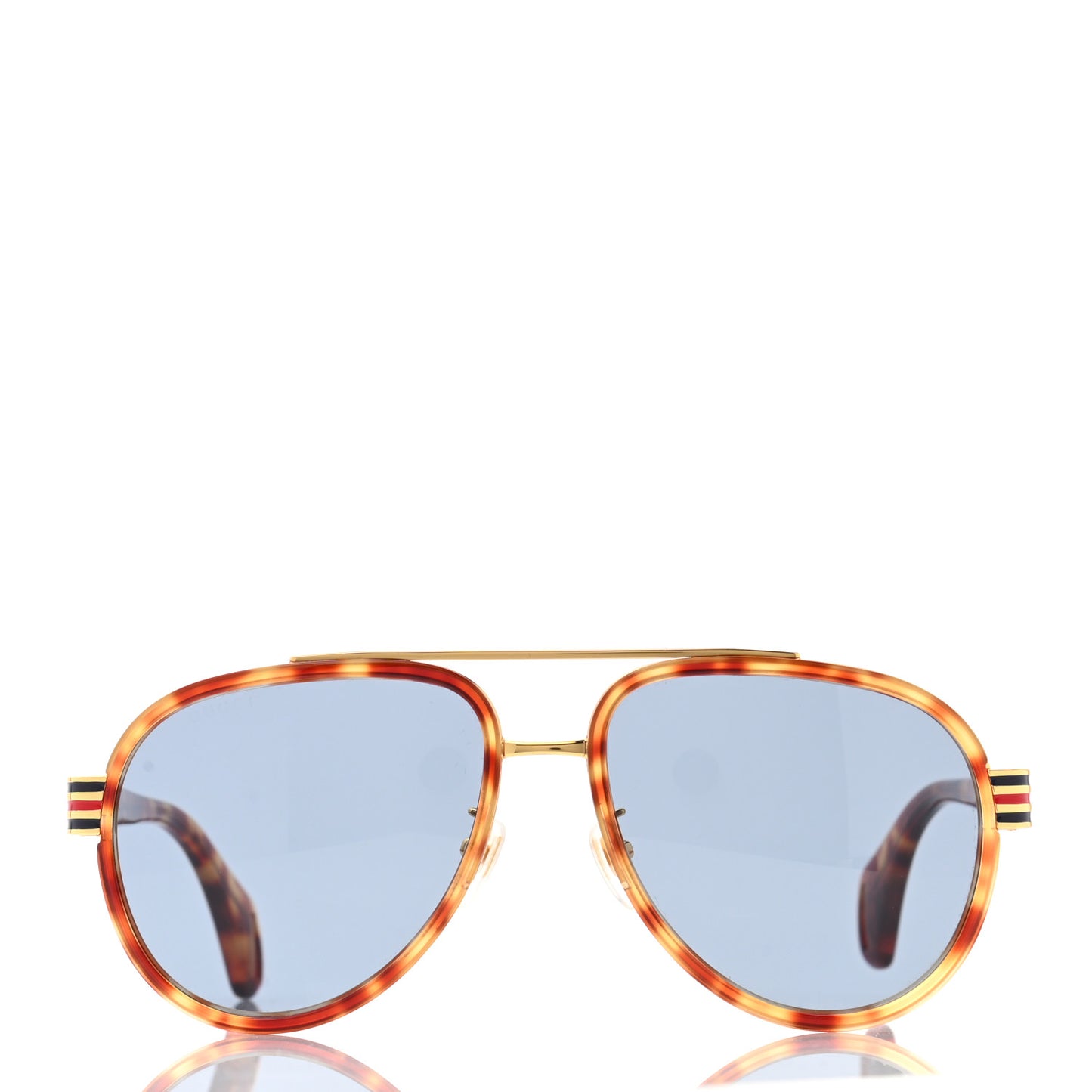 Acetate Aviator Sunglasses GG0447S Tortoise