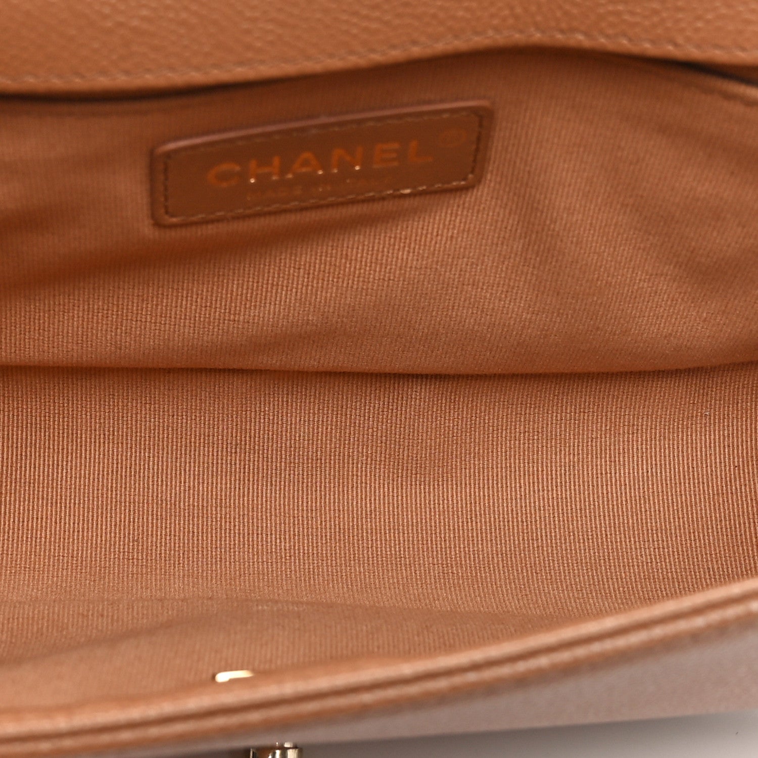 Chanel Caviar Quilted Medium Boy Flap Brown 5 of 10