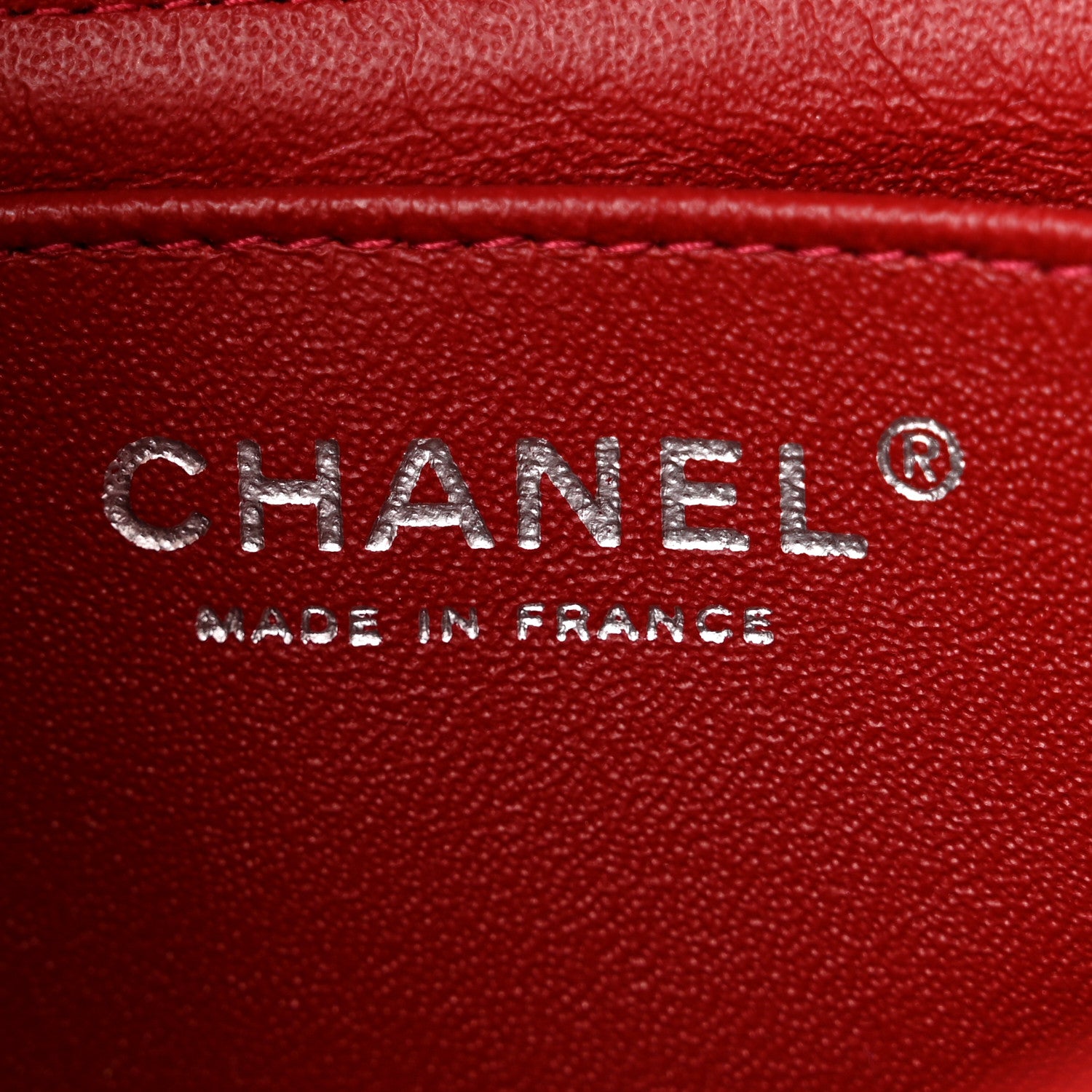 Chanel Patent Calfskin Quilted Mini Rectangular Flap Red 6 of 11