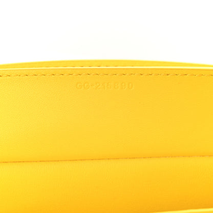 Salvatore Ferragamo Calfskin Large Hug Pouch Yellow 7 of 12