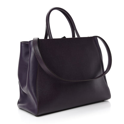 Fendi Vitello Elite Regular 2Jours Tote Ametista 3 of 10