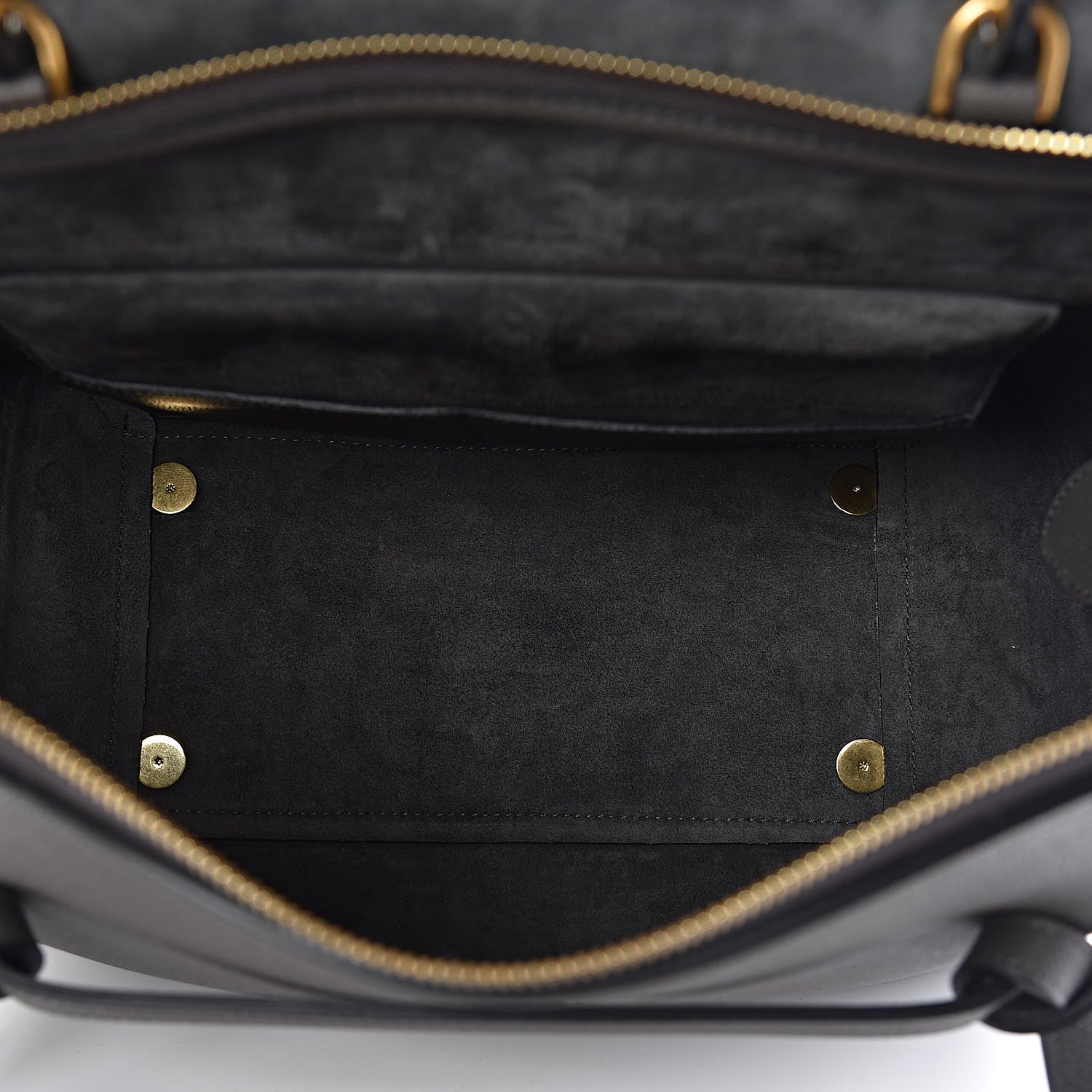 Celine Grained Calfskin Mini Belt Bag Grey 6 of 10