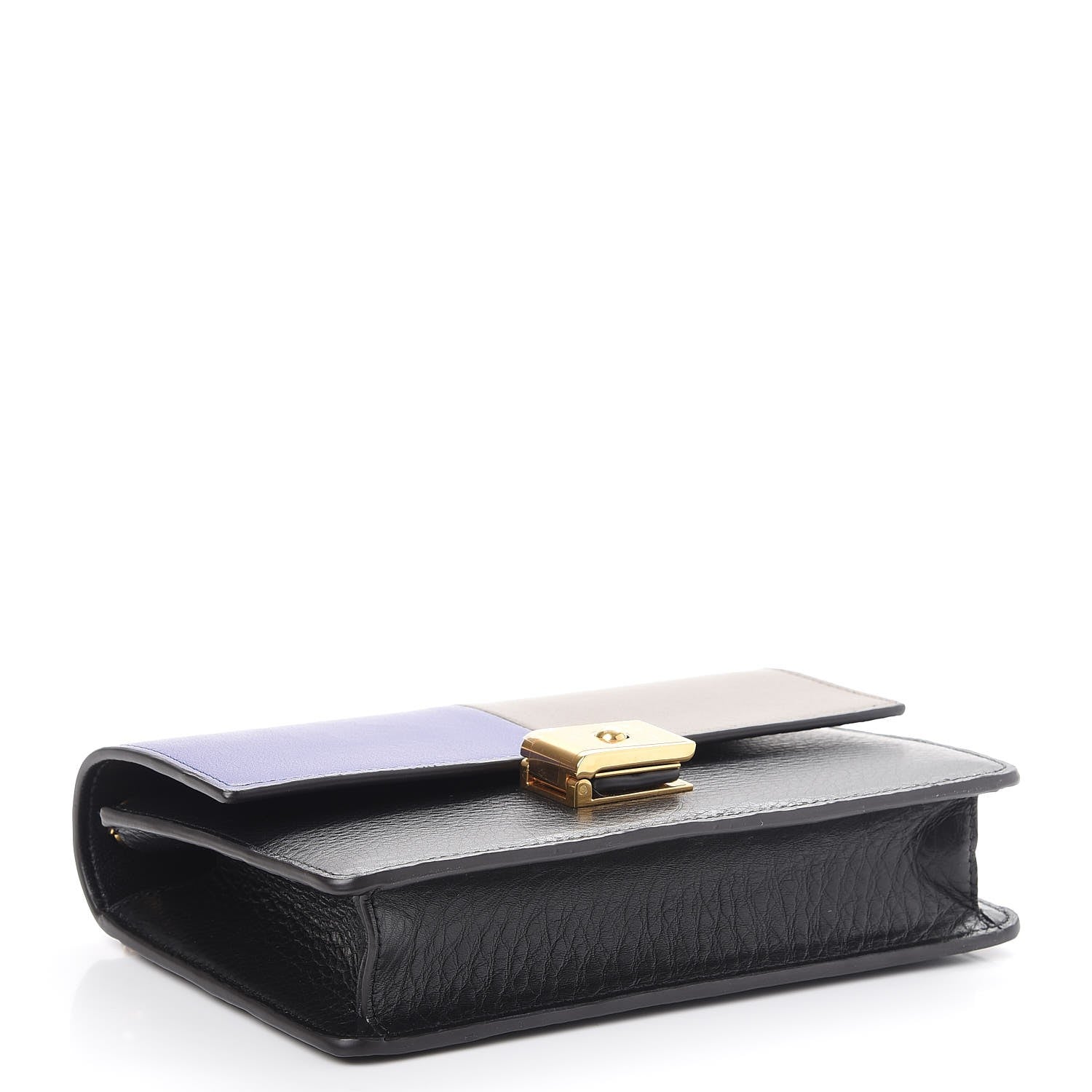 Mulberry Smooth Calfskin Cheyne Clutch Indigo Clay Black 4 of 8