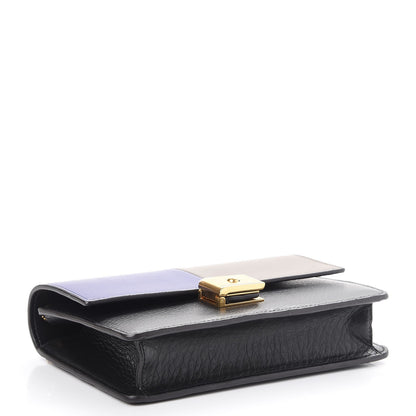 Mulberry Smooth Calfskin Cheyne Clutch Indigo Clay Black 4 of 8
