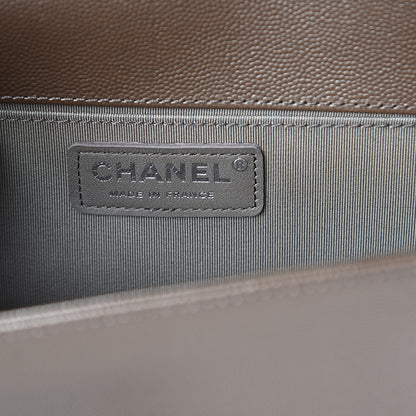 Chanel Metallic Caviar Quilted Medium Boy Flap Copper 5 of 9