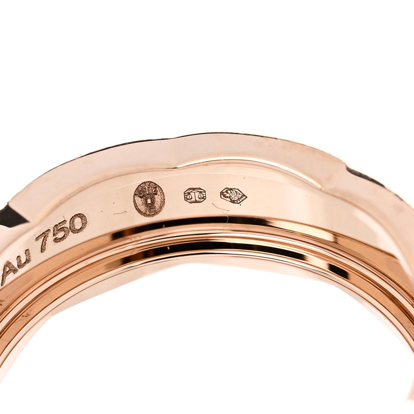 18K Beige Gold Small Coco Crush Ring 52 6