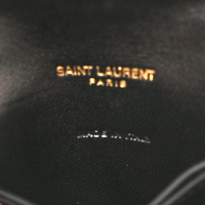 Saint Laurent Lambskin Quilted Micro Gaby Bag Black 6 of 11
