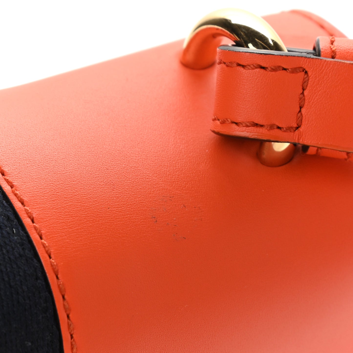 Calfskin Small Sylvie Shoulder Bag Orange