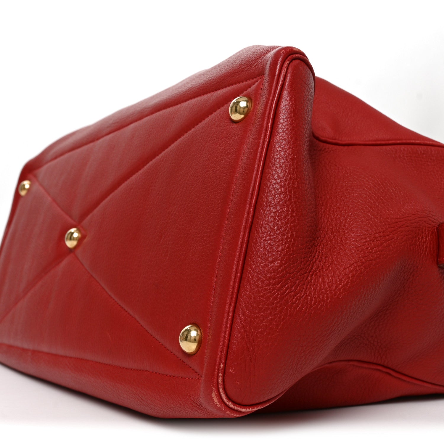Hermes Taurillon Clemence Victoria 43 Rouge Vif 8 of 9