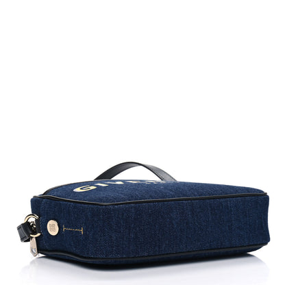 Givenchy Denim Logo Bond Camera Bag Blue 3 of 5