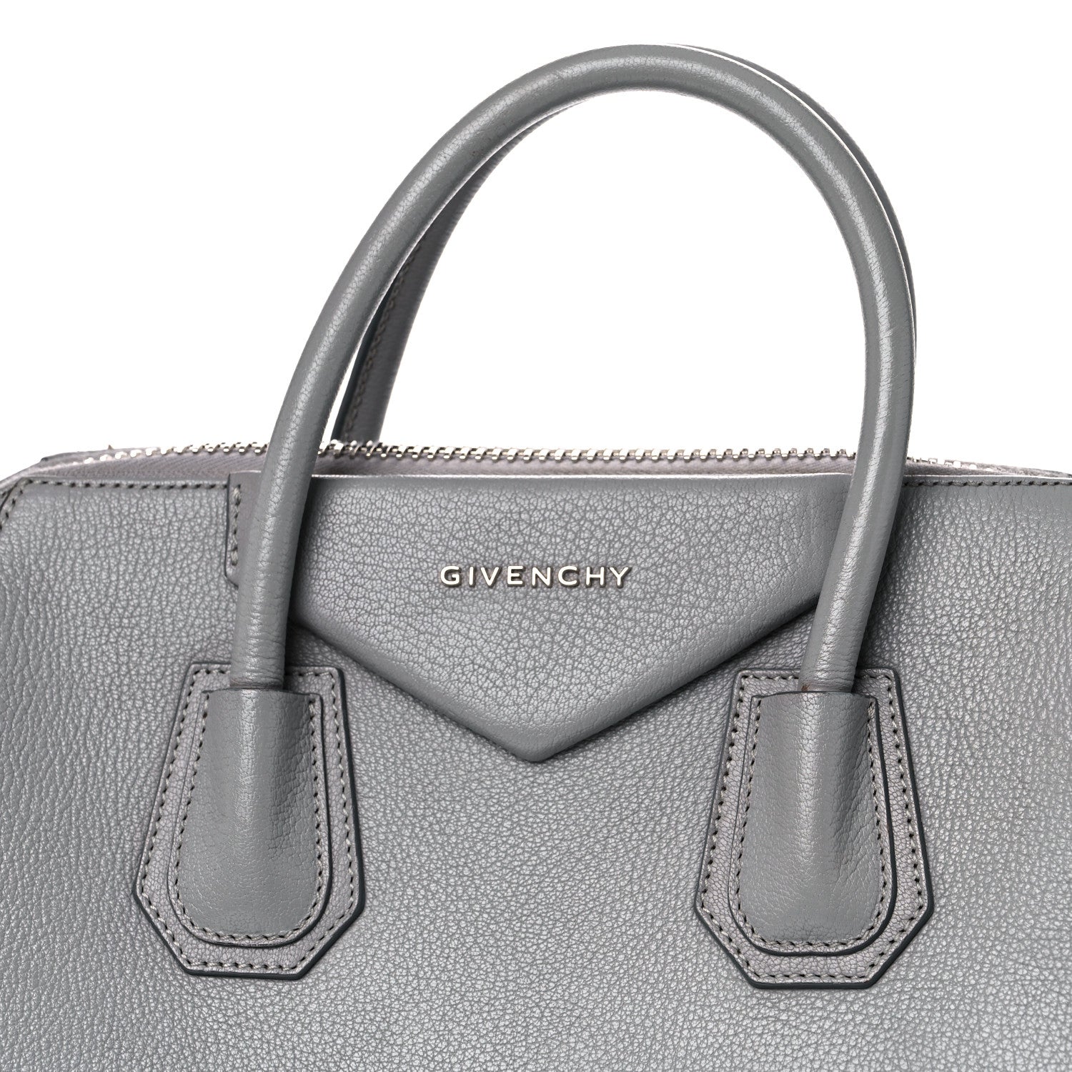 Givenchy Sugar Goatskin Medium Antigona Pearl Grey 18 of 23