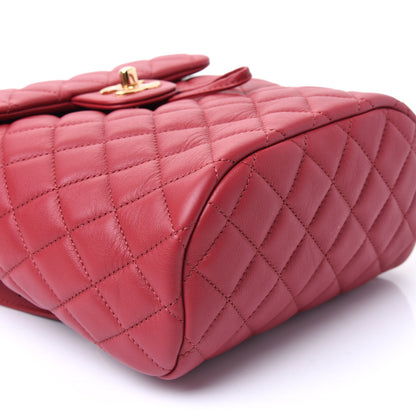 Chanel Calfskin Quilted Mini Urban Spirit Backpack Red 5 of 10