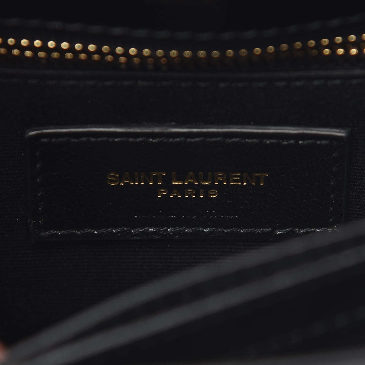 Saint Laurent Calfskin Y Quilted Monogram Toy Loulou Crossbody Bag Black 5 of 9