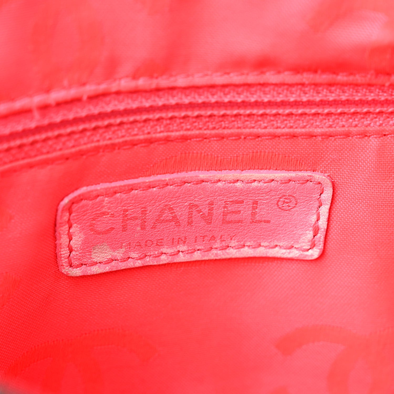 Chanel Calfskin Quilted Cambon Pochette Black White 6 of 9