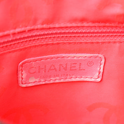 Chanel Calfskin Quilted Cambon Pochette Black White 6 of 9
