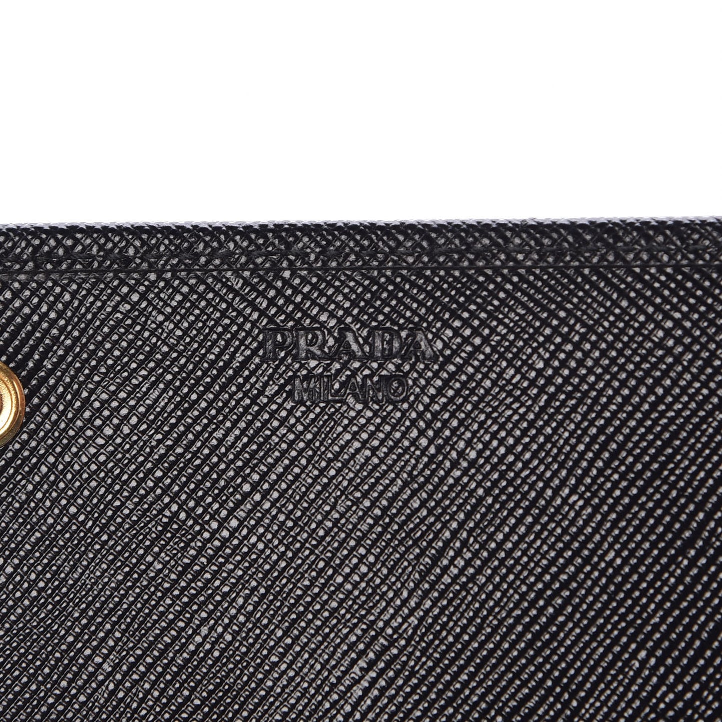 Saffiano Continental Flap Wallet Black