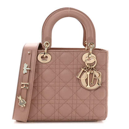 Christian Dior Lambskin Cannage Small My ABCDior Lady Dior Fard 1 of 9