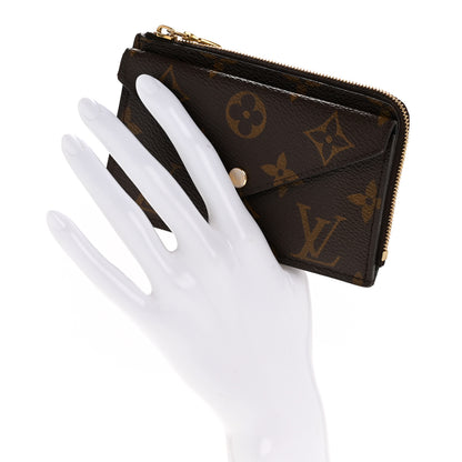Louis Vuitton Monogram Recto Verso Card Holder Black 2 of 8