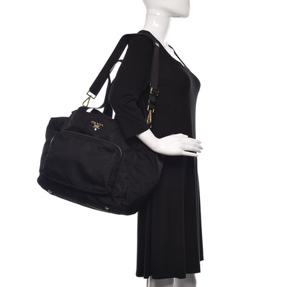 Prada Tessuto Nylon Vela Diaper Bag Black 2 of 10