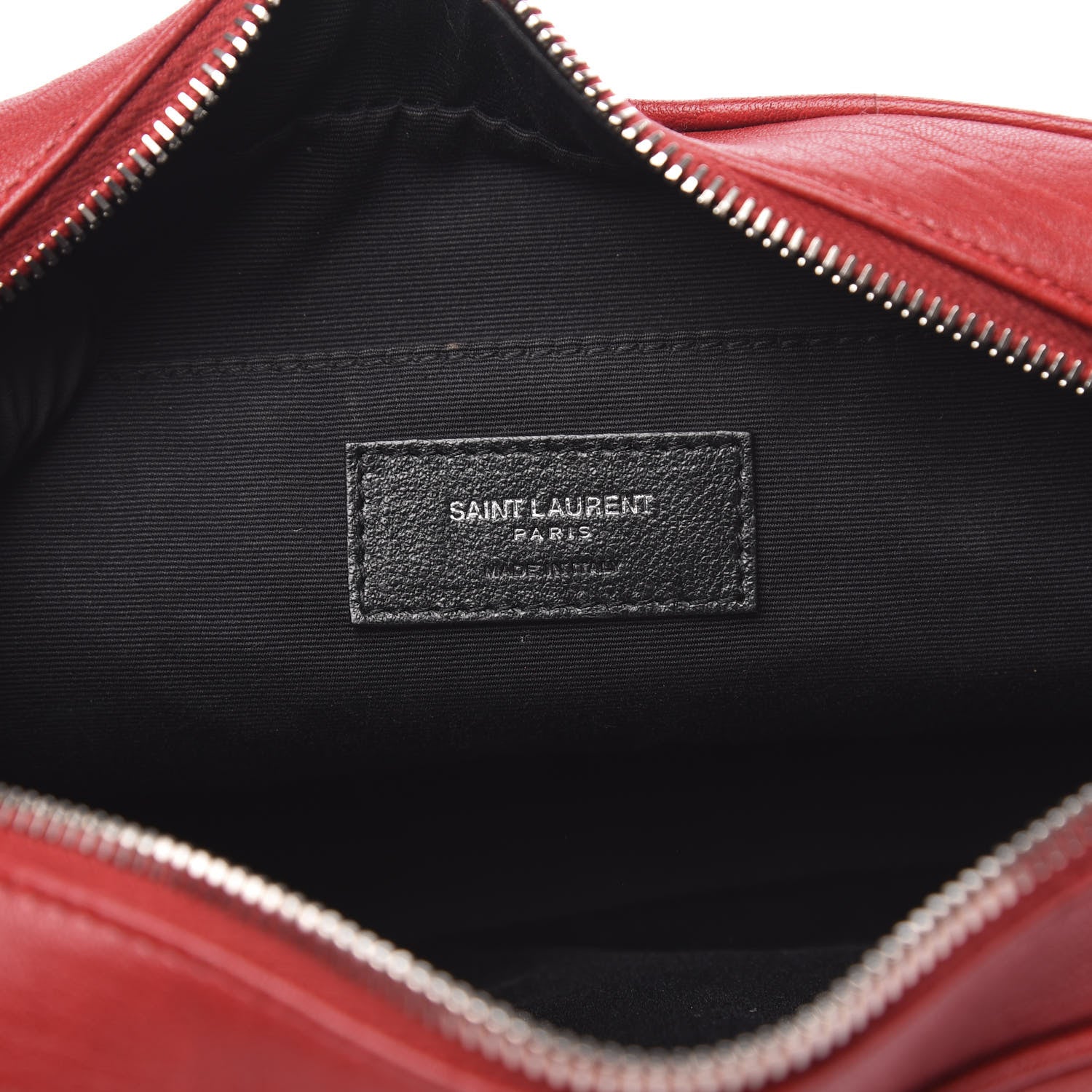Saint Laurent Calfskin Monogram Small Lou Camera Bag Red 6 of 16