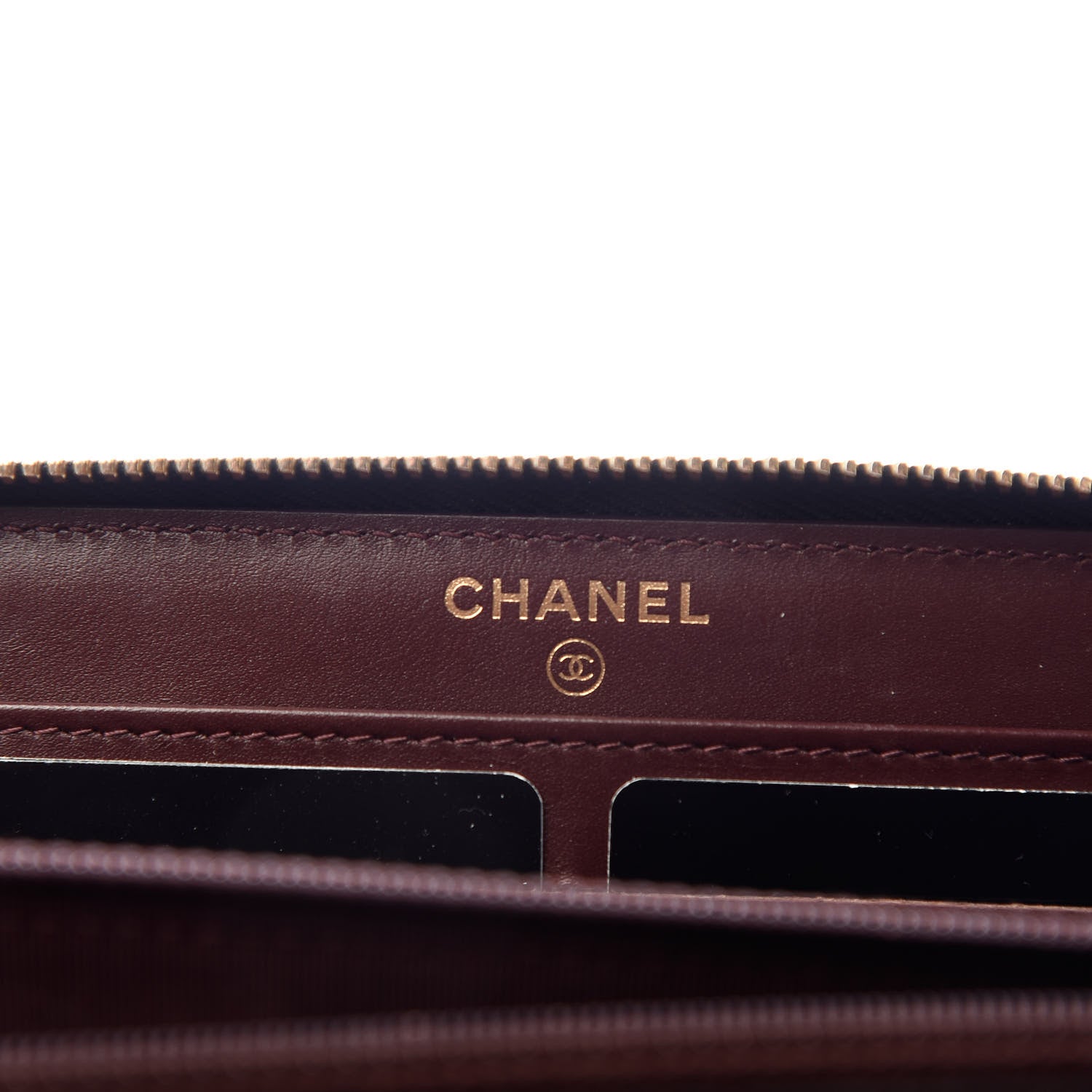 Chanel Caviar Quilted Large Gusset Zip Around Wallet Black 6 of 9