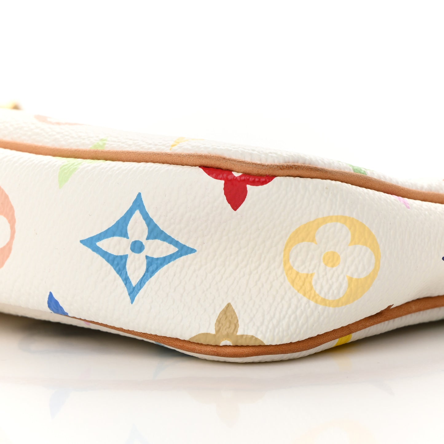 Monogram Multicolor Pochette Accessories White