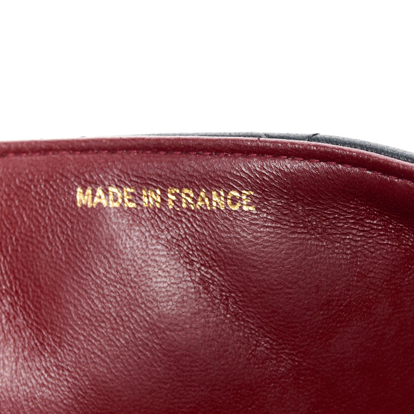 Lambskin Quilted Medium Single Flap Black