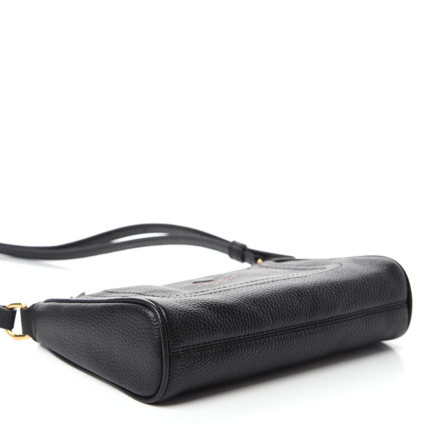 Grained Calfskin Empire City Crossbody Black