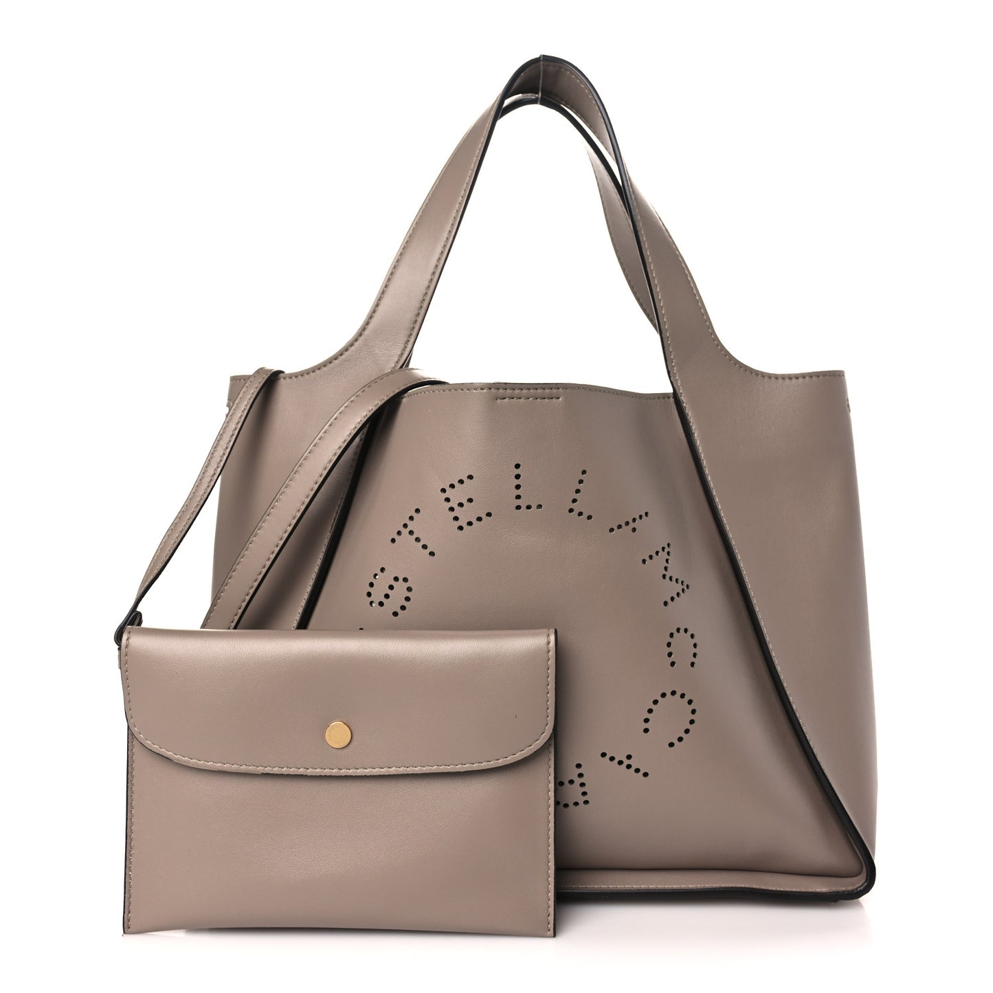 Eco Alter Nappa East West Perforated Tote Moss